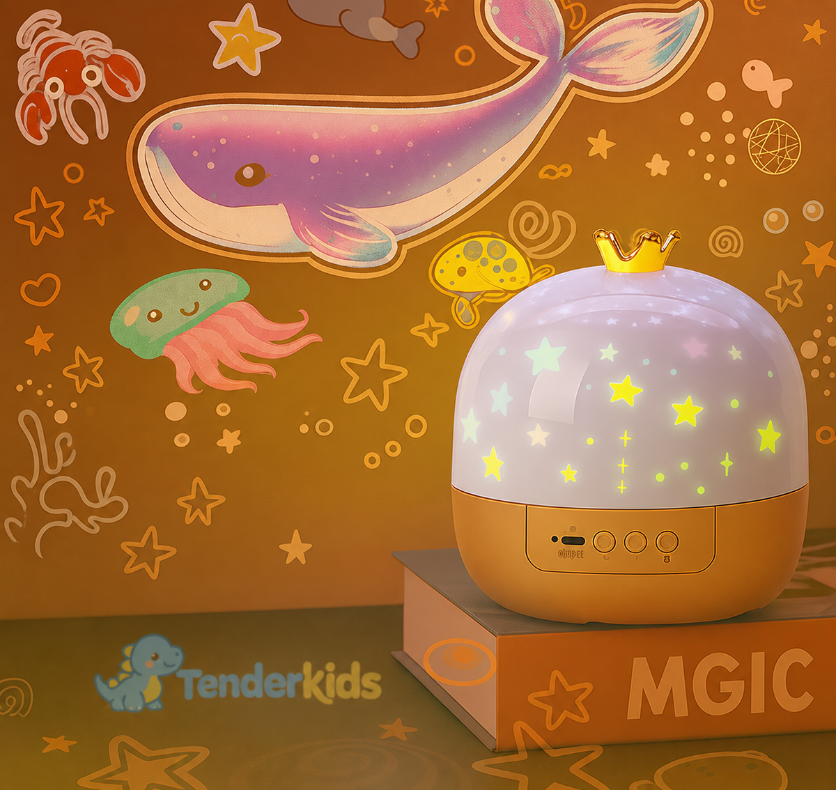 LouLou MagicDream™ – 2-in-1 Night Light & Projector for Kids