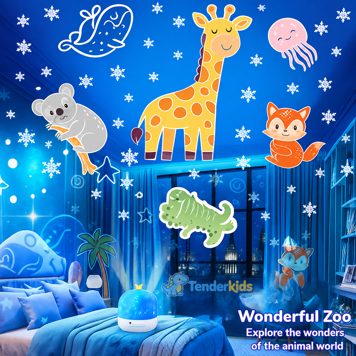 LouLou MagicDream™ – 2-in-1 Night Light & Projector for Kids