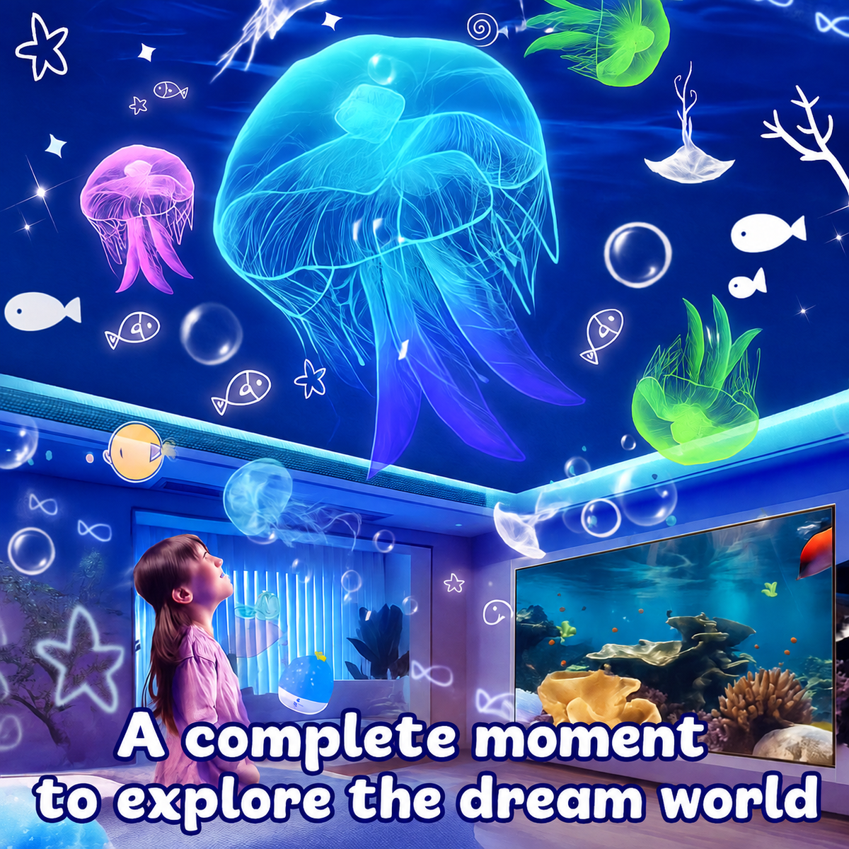 LouLou MagicDream™ – 2-in-1 Night Light & Projector for Kids