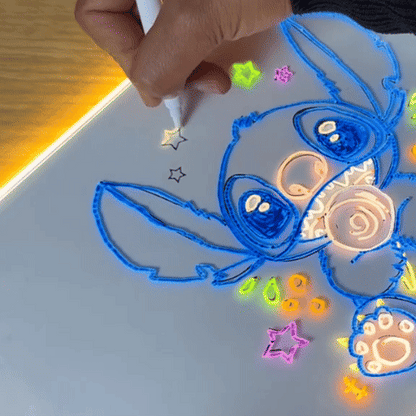 LouLouScreen™ – LED Light-Up Drawing Board for Kids