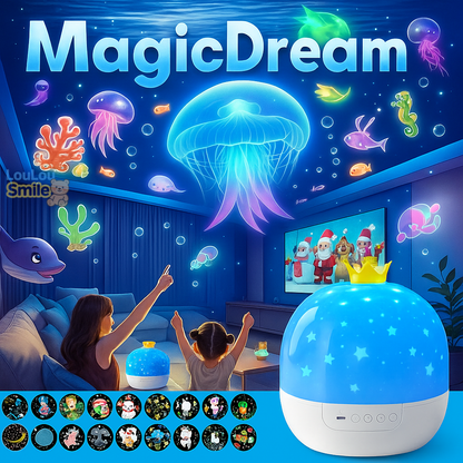 LouLou MagicDream™ – 2-in-1 Night Light & Projector for Kids
