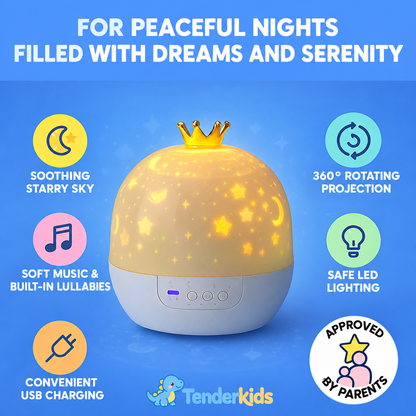 LouLou MagicDream™ – 2-in-1 Night Light & Projector for Kids