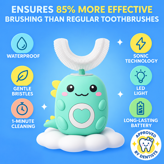 DinoBrosse™ – 360° Toothbrush for Kids