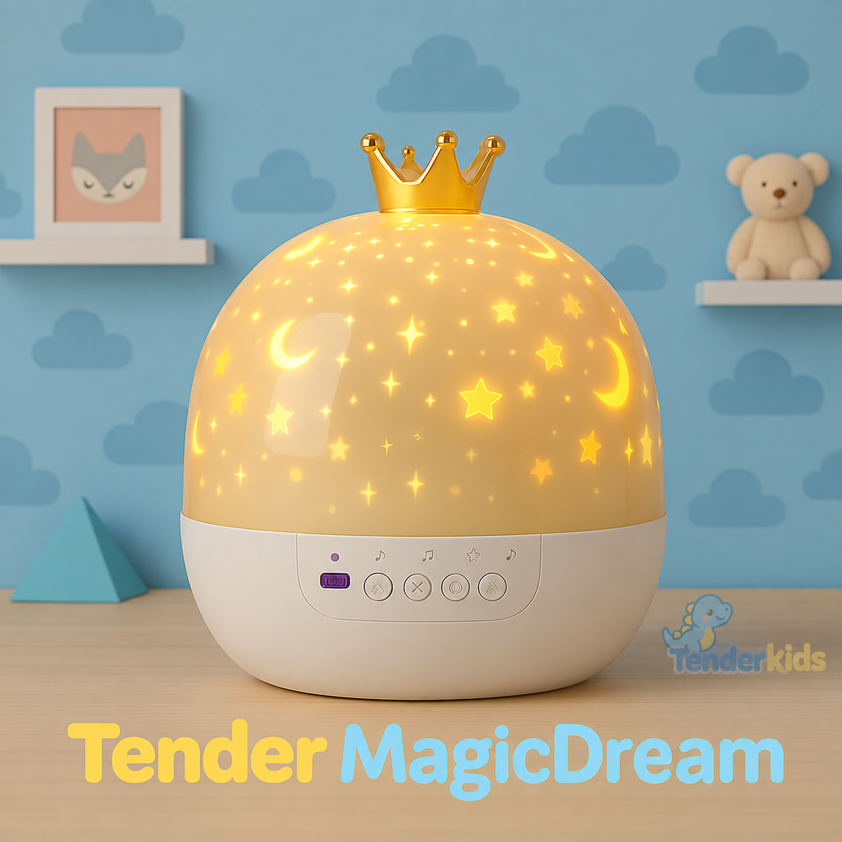 LouLou MagicDream™ – 2-in-1 Night Light & Projector for Kids