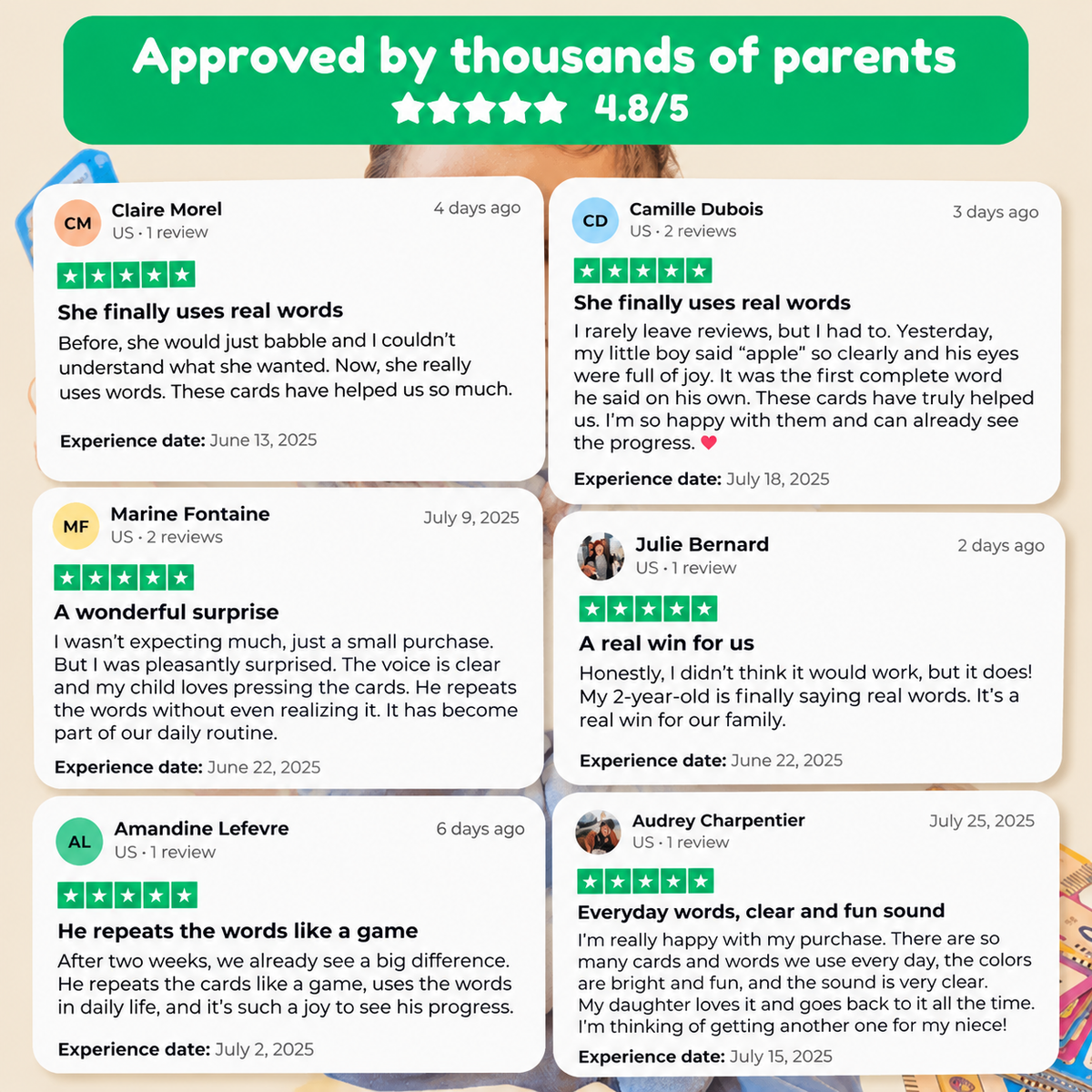 LouLouCartes™ – Educational Talking Cards for Kids